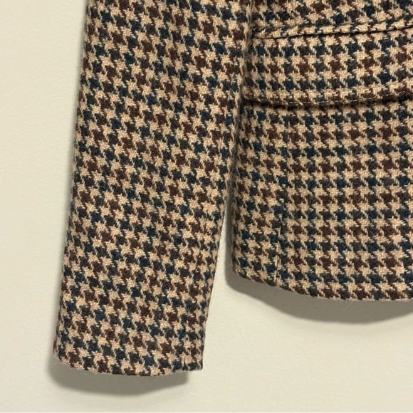 J. Crew Tan and Black Houndstooth Blazer - Picture 8 of 13